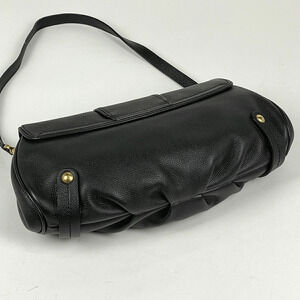 Salvatore Ferragamo Bag Leather Black Shoulder Logo